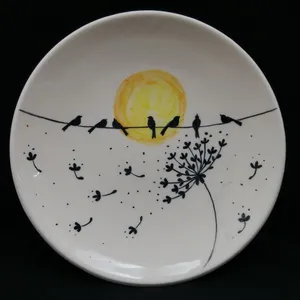 بشقاب سرامیکی هیوا طرح قاصدک کد 11206412
