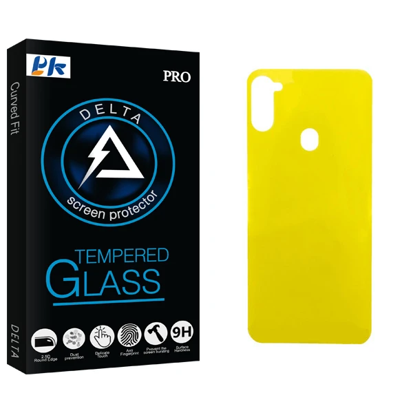 محافظ پشت گوشی پی کی مدل Delta Glass مناسب برای گوشی موبایل سامسونگ Galaxy A11