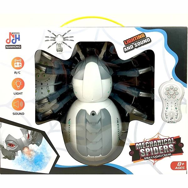 ربات کنترلی مدل عنکبوت دودزا شارژی صدادار کد 128A-30 -  - 33