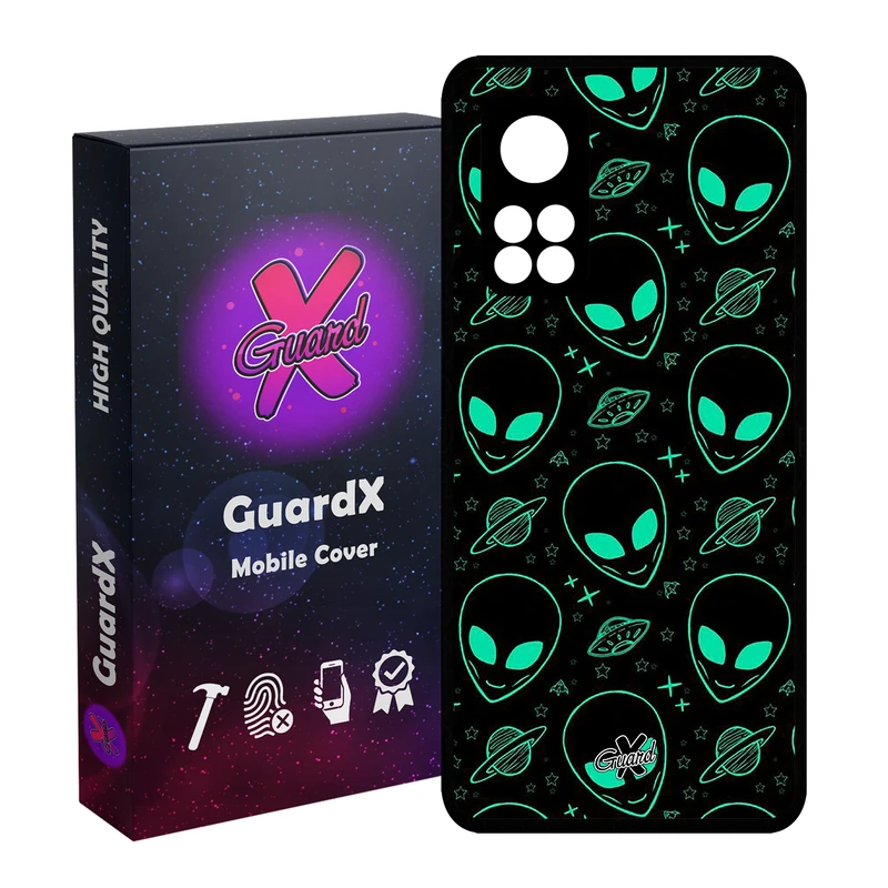 کاور گارد ایکس طرح Alien مدل Glass10200 مناسب برای گوشی موبایل شیائومی Mi 10T / Mi 10T Pro
