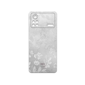 MAHOOT Silver-Wildflower Cover Sticker for Xiaomi Poco X4 Pro 5G