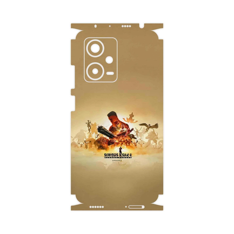 برچسب پوششی ماهوت مدل Serious Sam Game Series-FullSkin مناسب برای گوشی موبایل شیائومی Redmi Note 12 Pro Plus