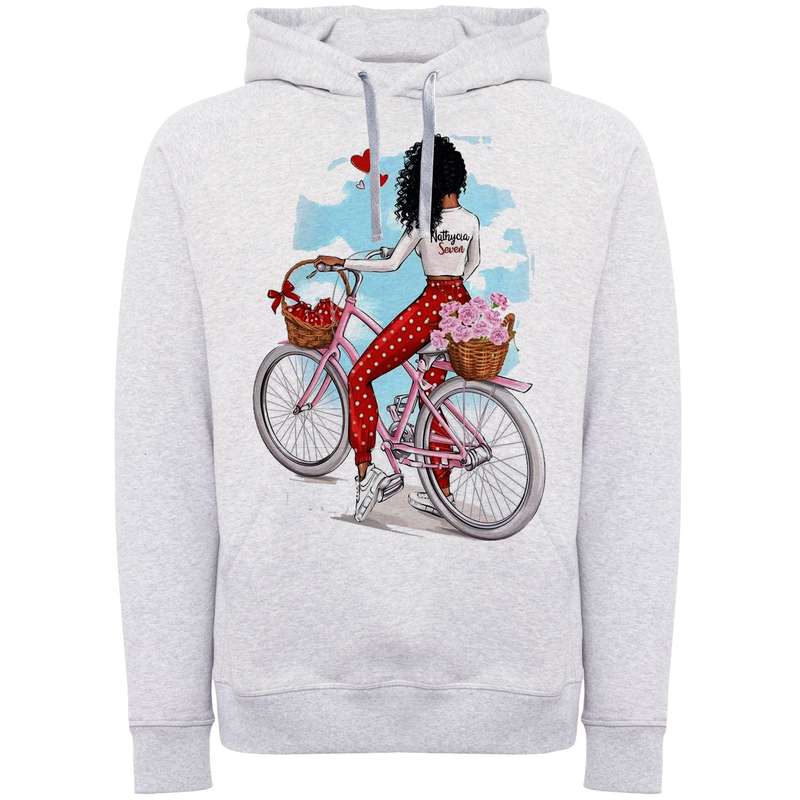 هودی زنانه مدل دختردوچرخه سوار A109