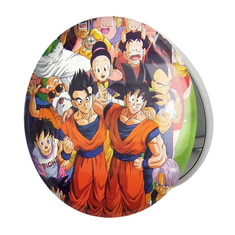 آینه جیبی خندالو طرح انیمه دراگون بال Dragon Ball مدل تاشو کد 4941 