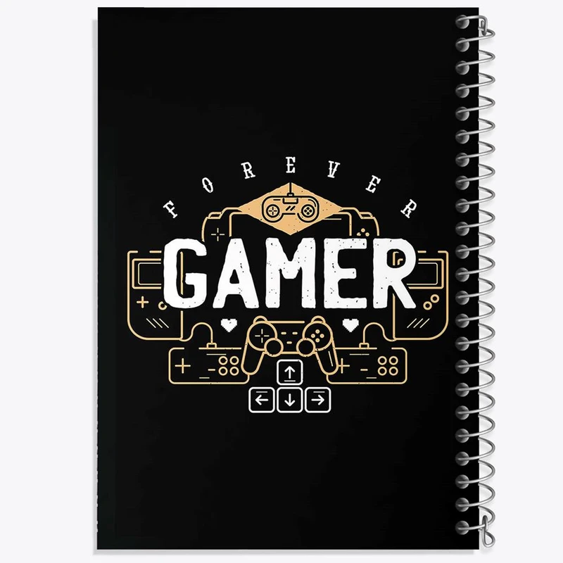 دفتر مشق 50 برگ خندالو مدل گیمر Gamer کد 3901