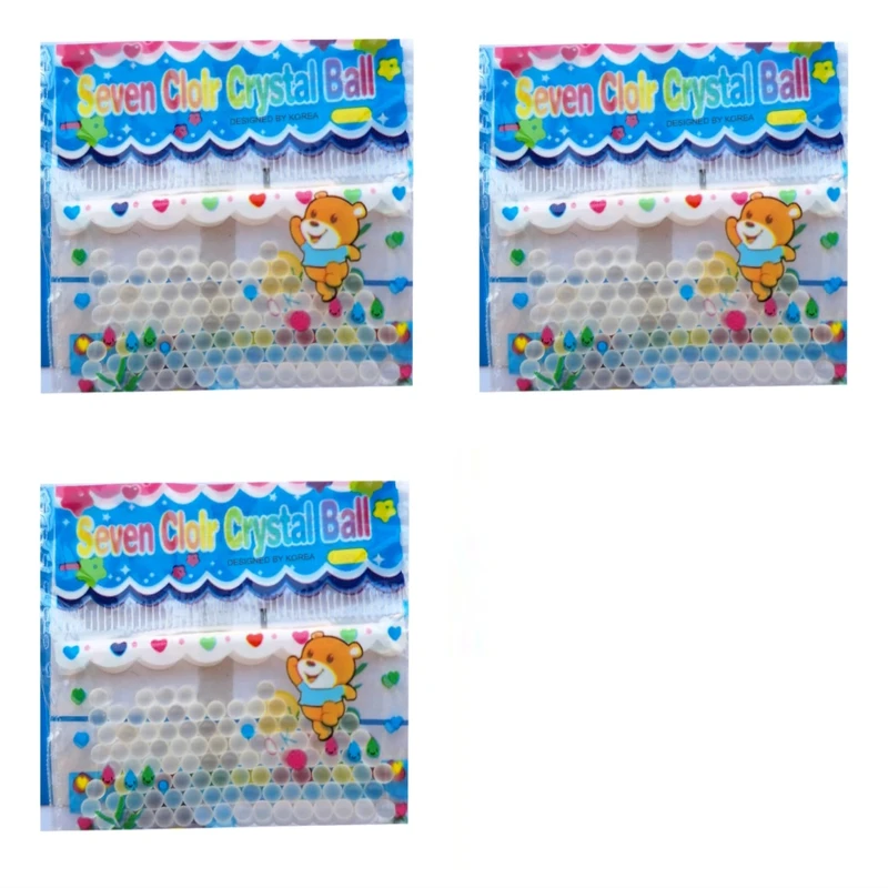 خاک ژله ای مدل کریستالی وزن ۲ گرم بسته ۳ عددی