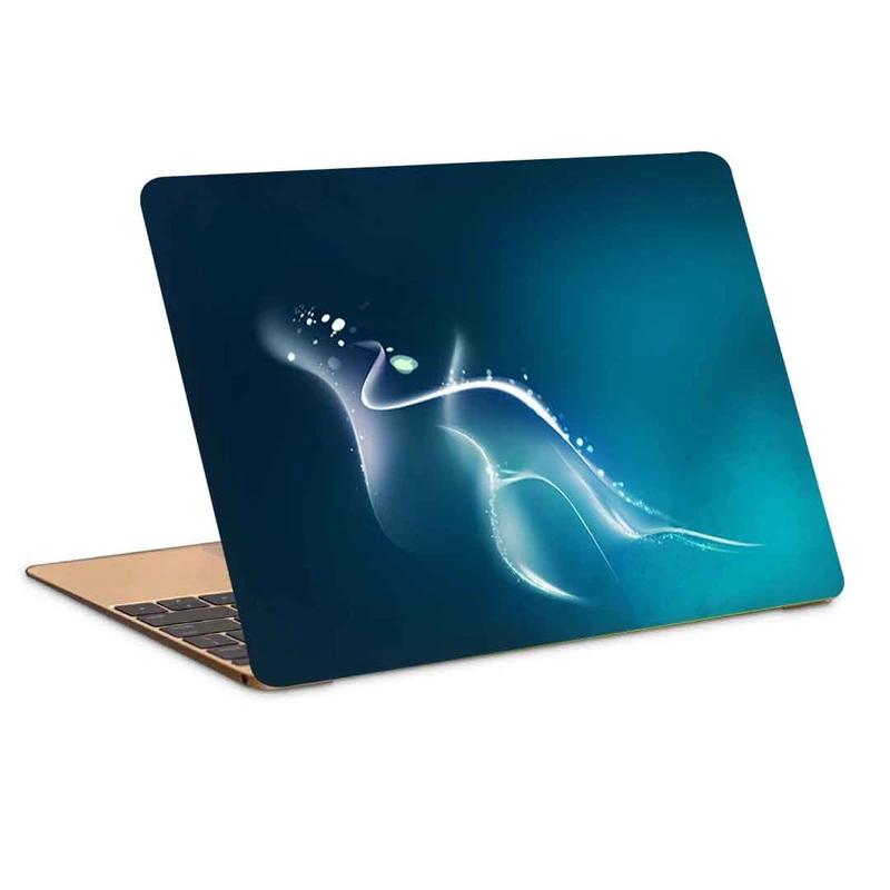 استیکر لپ تاپ طرح blue wave کد c-90مناسب برای لپ تاپ 15.6 اینچ