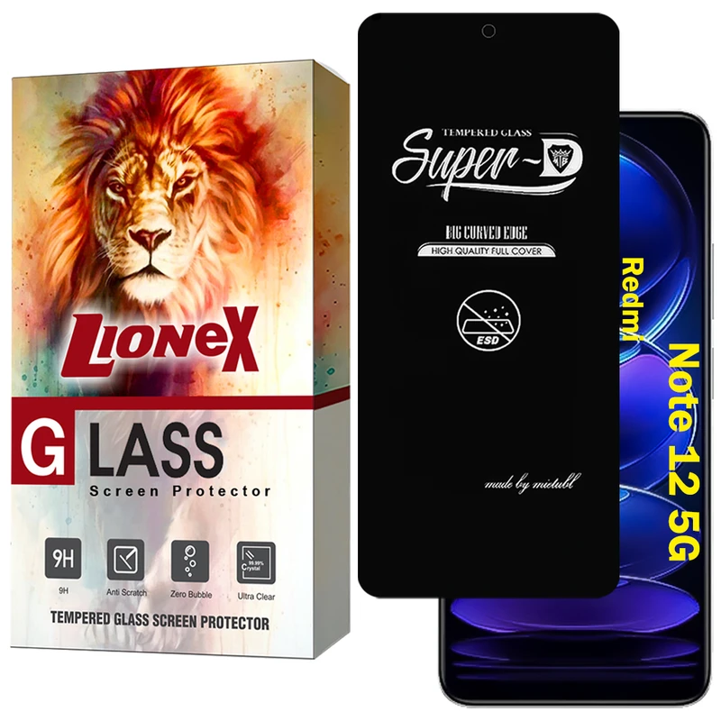 محافظ صفحه نمایش لایونکس مدل SUPERDNL مناسب برای گوشی موبایل شیائومی Redmi Note 12 5G