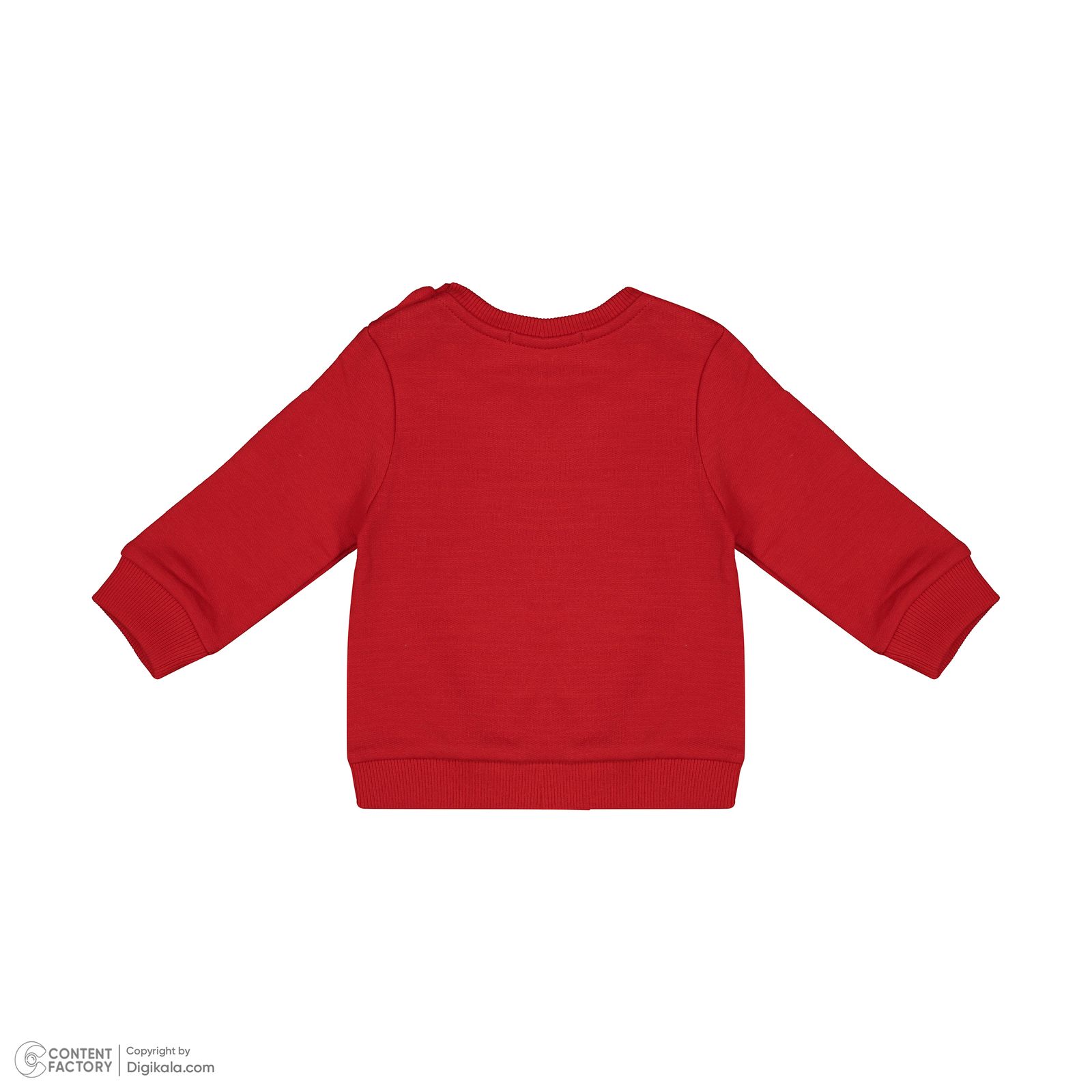 ست سویشرت و شلوار نوزادی ایندیگو مدل 22217 رنگ قرمز -  - 8