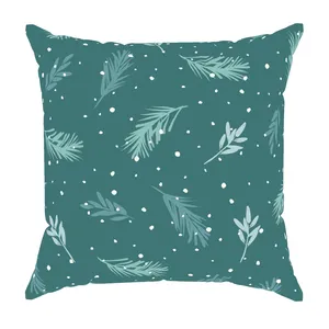 کاور کوسن مدل مخمل طرح برگ کد 5243