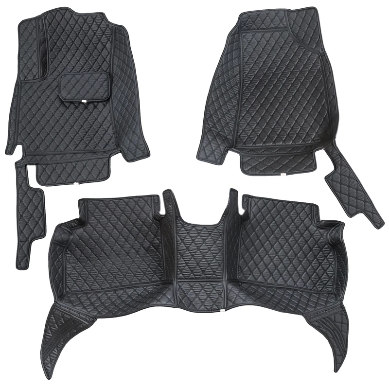 کفپوش 5 بعدی خودرو مدل چرم گلدوزی مناسب برای هیوندای کنا