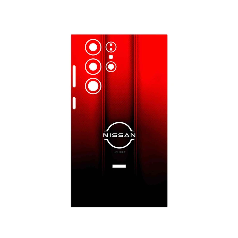 برچسب پوششی ماهوت مدل Nissan_Logo مناسب برای گوشی موبایل سامسونگ Galaxy S23 Ultra