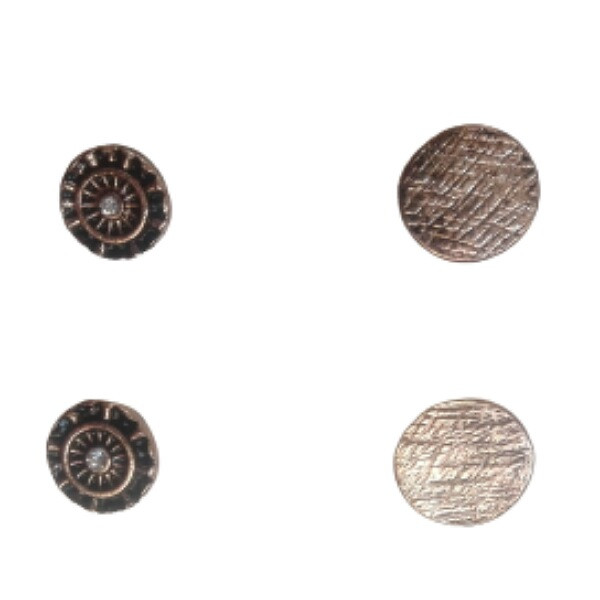 گوشواره دخترانه مدل میخی بسته دو عددی گوشواره دخترانه مدل میخی بسته دو عددی