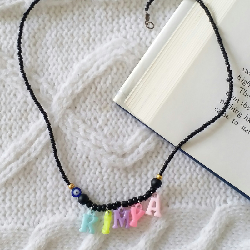 گردنبند دخترانه مدل تابستانی اسم کیمیا G231