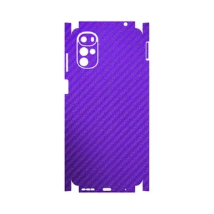 MAHOOT Purple-Fiber-FullSkin Cover Sticker for Motorola Moto G22