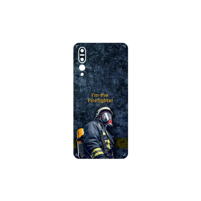 برچسب پوششی ماهوت مدل Firefighter مناسب برای گوشی موبایل هوآوی P20 Pro