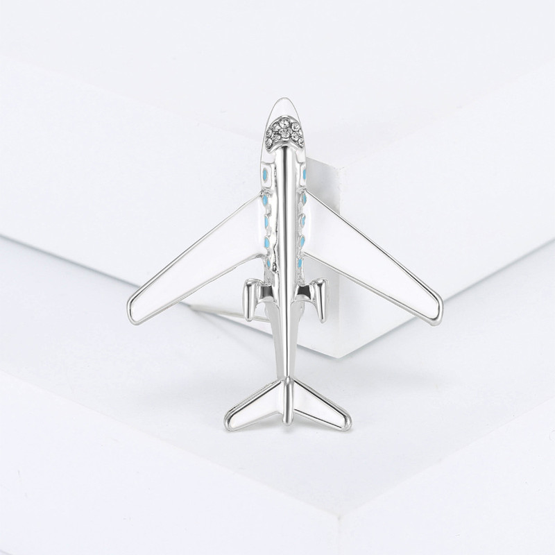 گل سینه زنانه مدل هواپیمای مسافری کد 382