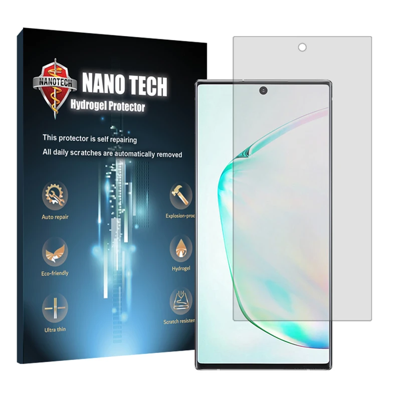 محافظ صفحه نمایش شفاف نانو تک مدل Tough مناسب برای گوشی موبایل سامسونگ Galaxy Note10 Plus