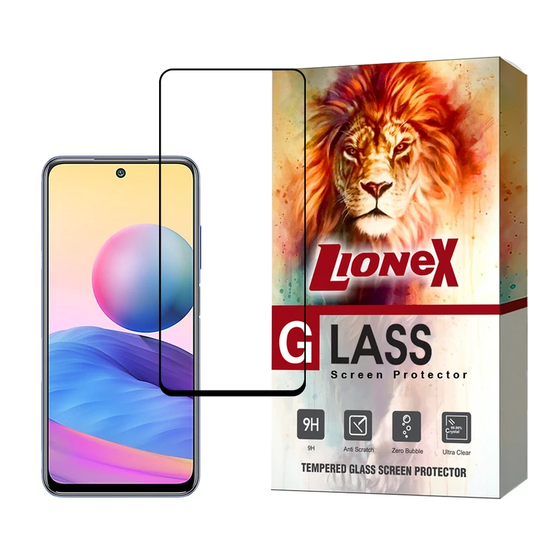محافظ صفحه نمایش سرامیکی لایونکس مدل CRMSNWLI مناسب برای گوشی موبایل شیائومی  Redmi Note 10 5G / Note 10T 5G / Poco M3 Pro 4G / Poco M3 Pro 5G
