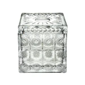 جای دستمال کاغذی ام جی دبلیو مدل کریستال خورشیدی کد 318