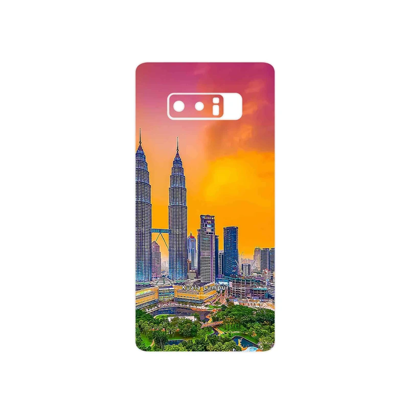 برچسب پوششی ماهوت مدل City of Kuala Lumpur مناسب برای گوشی موبایل سامسونگ Galaxy Note 8