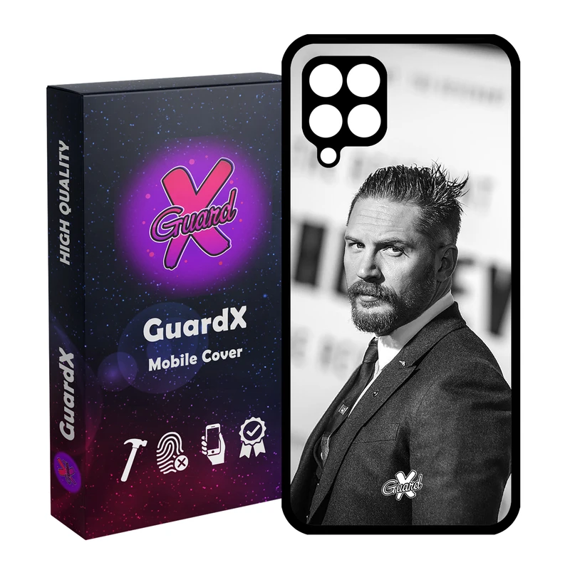 کاور گارد ایکس طرح تام هاردی مدل Glass10140 مناسب برای گوشی موبایل سامسونگ Galaxy A12