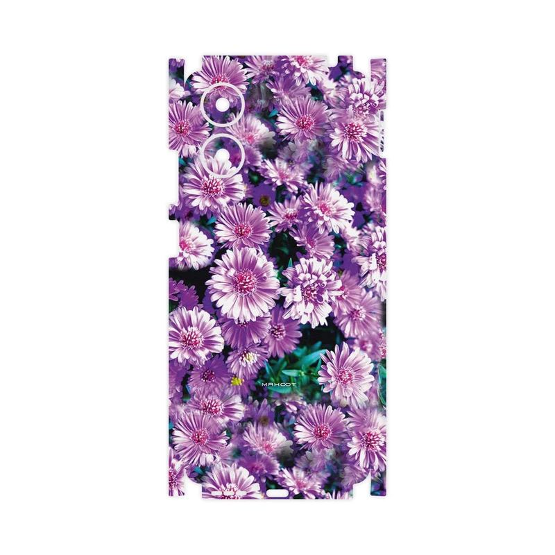 برچسب پوششی ماهوت مدل Purple_Flower-FullSkin مناسب برای گوشی موبایل موتورولا Moto G04