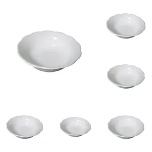 پیاله مدل نیلوفری بسته 6 عددی 