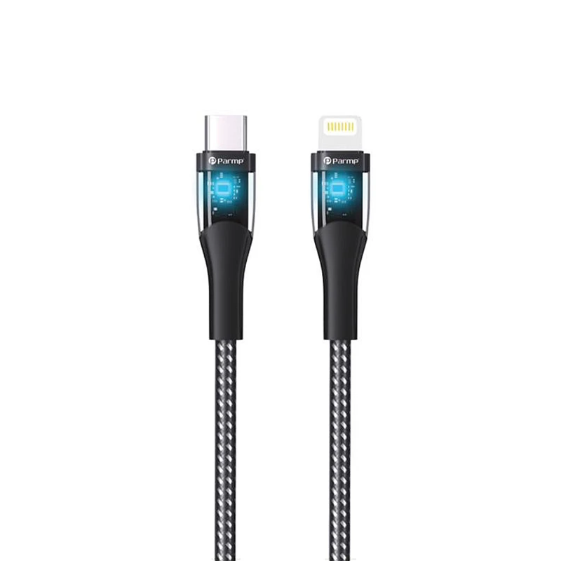 کابل USB-C به لایتنینگ پارمپ مدل PUDC-25CL1.2M 27W  طول 1.2 متر