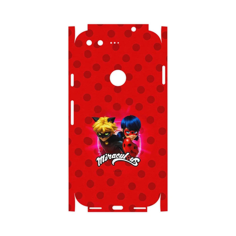برچسب پوششی ماهوت مدل Ladybug and Cat Noir-FullSkin مناسب برای گوشی موبایل گوگل Pixel