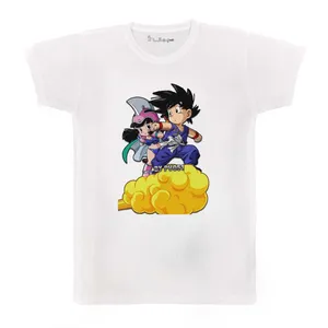 تی شرت بچگانه پرمانه طرح انیمه دراگون بال کد pmt.3774