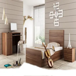 تخت خواب یک نفره مدل T04 سایز 90x200 سانتی متر