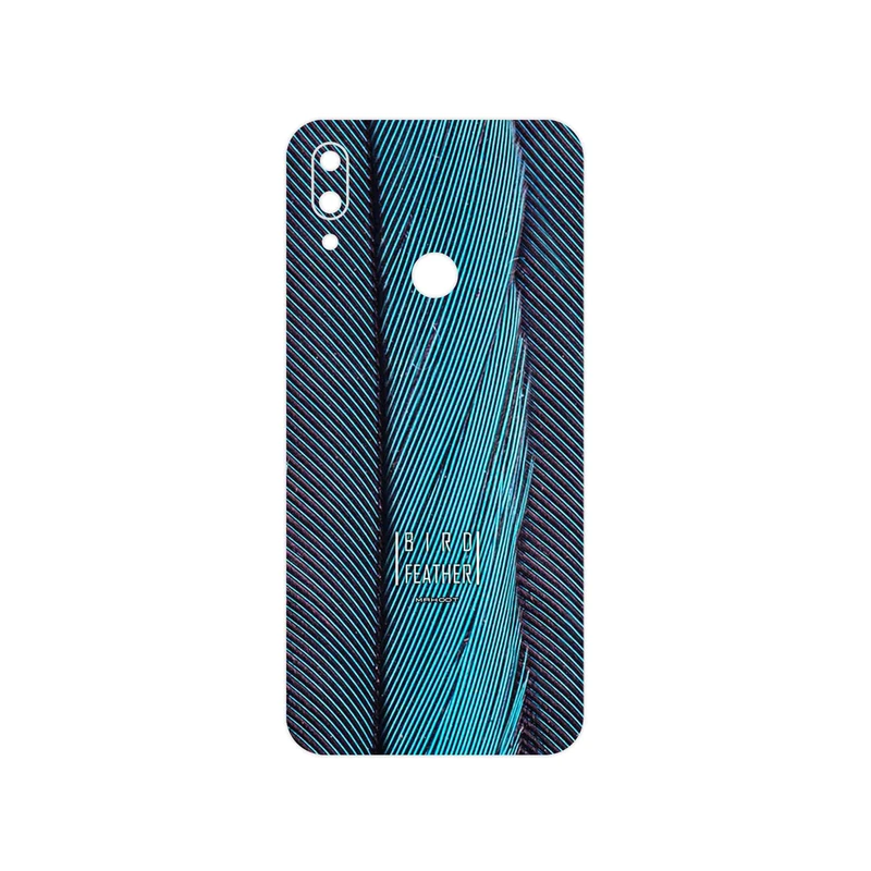 برچسب پوششی ماهوت مدل Turquoise feathers مناسب برای گوشی موبایل شیائومی Redmi Note 7