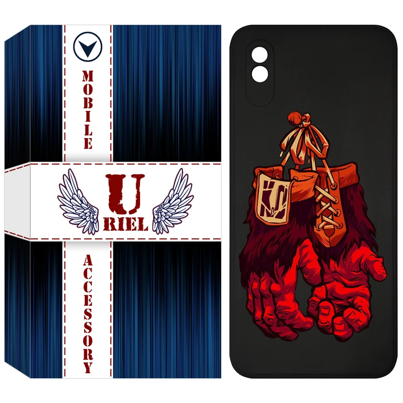 کاور یوریل مدل KSH کد 77 طرح دستکش مناسب برای گوشی موبایل شیائومی Redmi 9A / 9AT