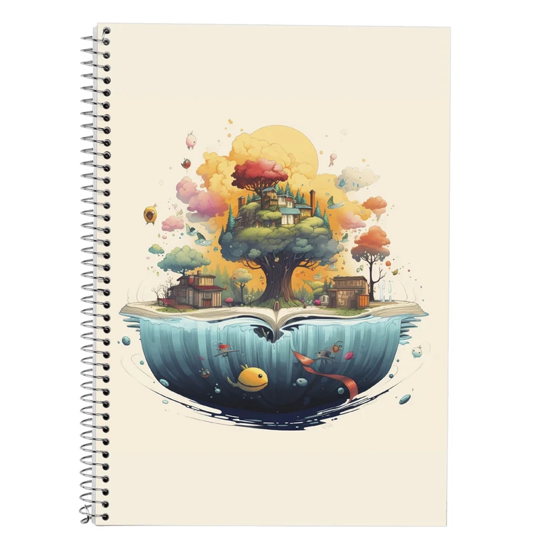 دفتر لغت 50 برگ مدوپد طرح Ghibli کد DF2486