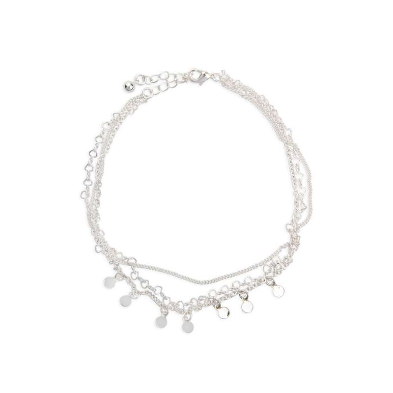 پابند نقره زنانه مدل زنجیری