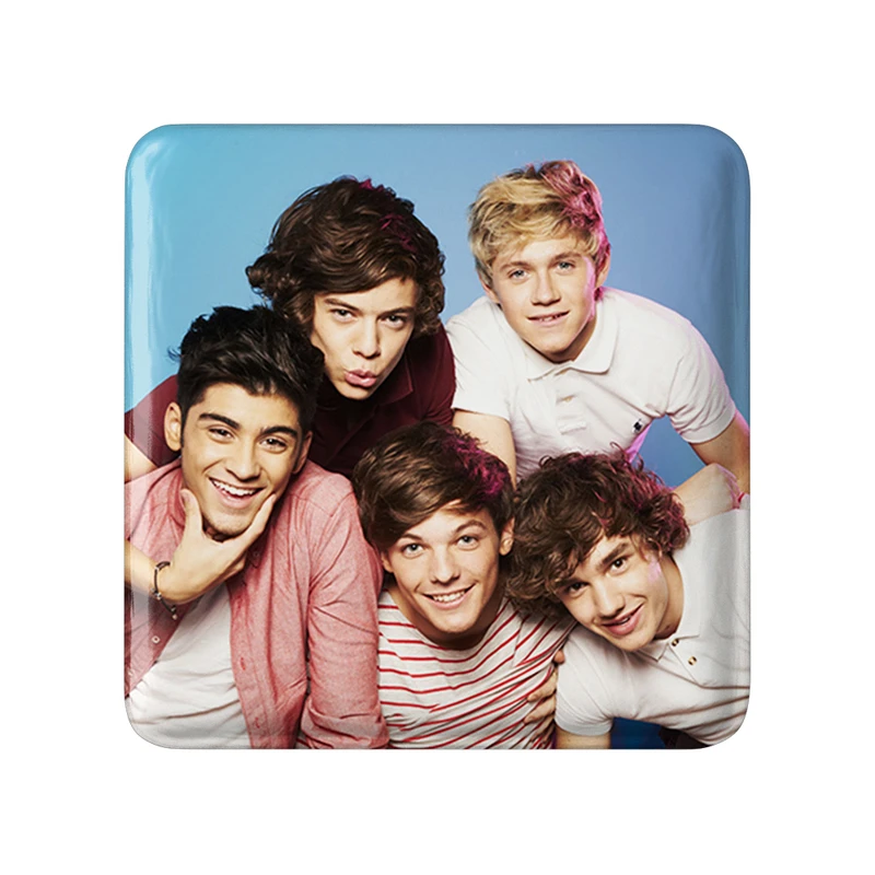 مگنت خندالو طرح گروه موسیقی وان دایرکشن One Direction  مدل مربعی کد 18930