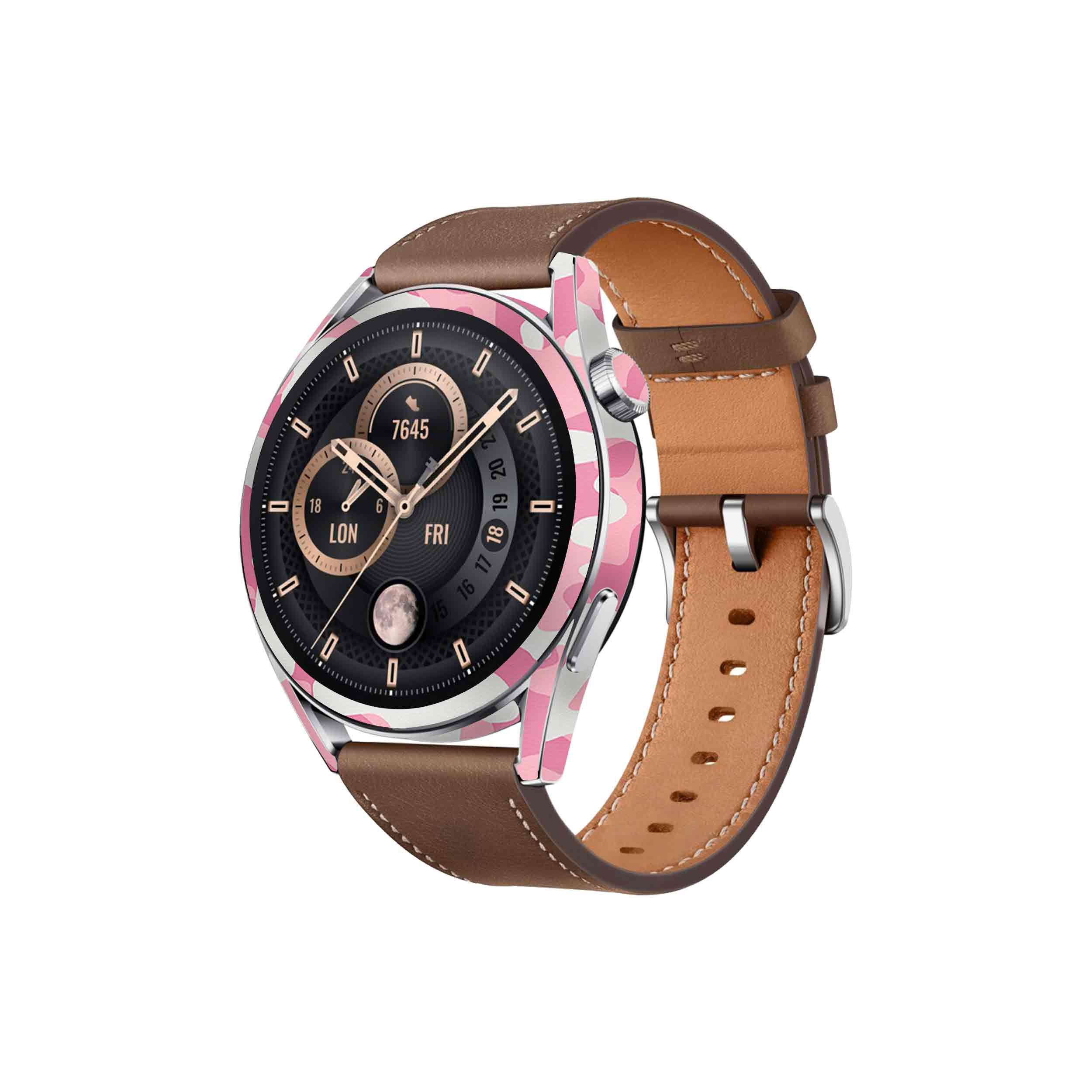 برچسب ماهوت طرح Army-Pink مناسب برای ساعت هوشمند هوآوی Watch GT 3 46mm
