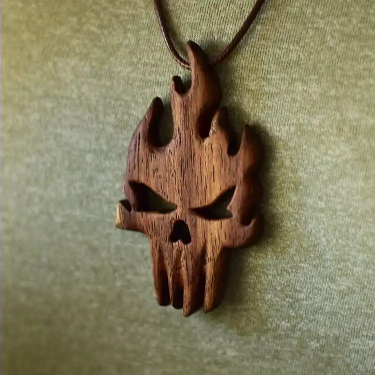 گردنبند مردانه مدل اسکلت