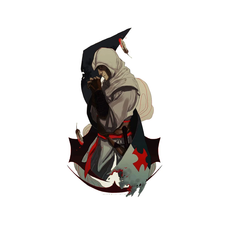 استیکر لپ تاپ و موبایل مدل بازی طرح اساسین کرید Assassin's Creed کد 3320