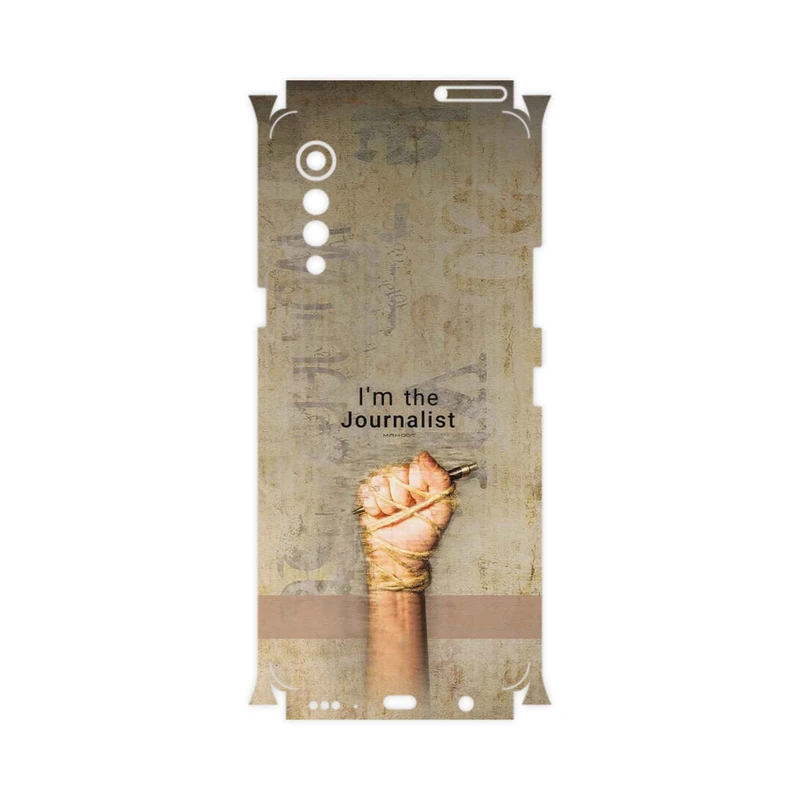 برچسب پوششی ماهوت مدل Journalist-FullSkin مناسب برای گوشی موبایل ال جی Velvet 5G