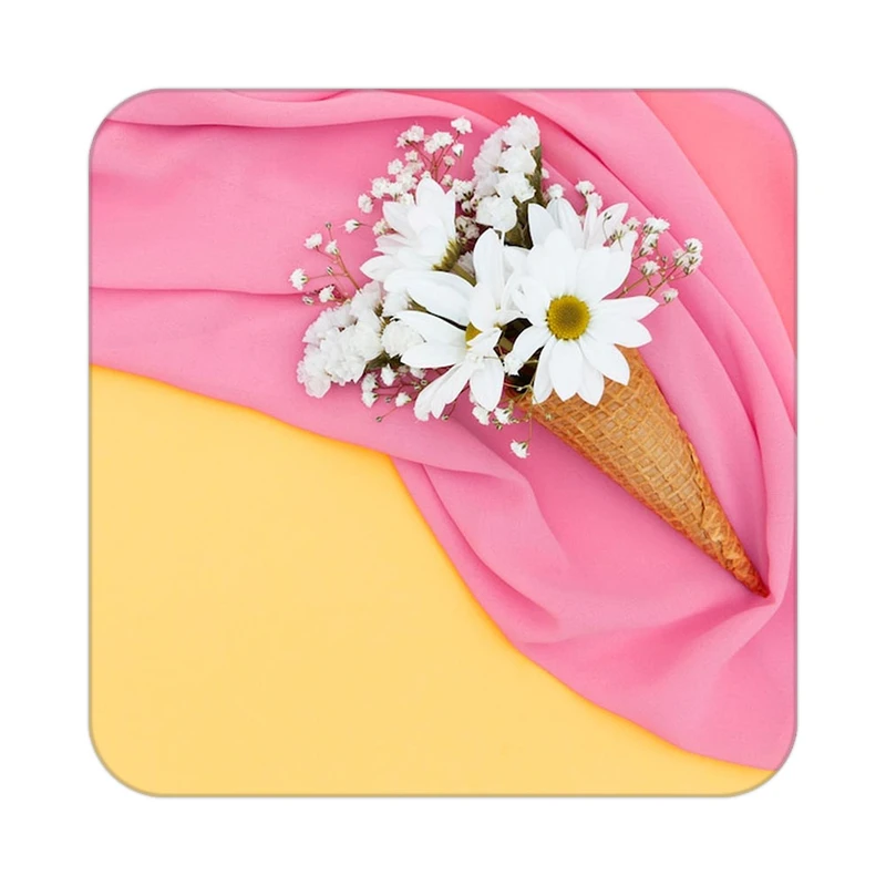 زیر لیوانی کاکتی طرح گل مدل mp18977