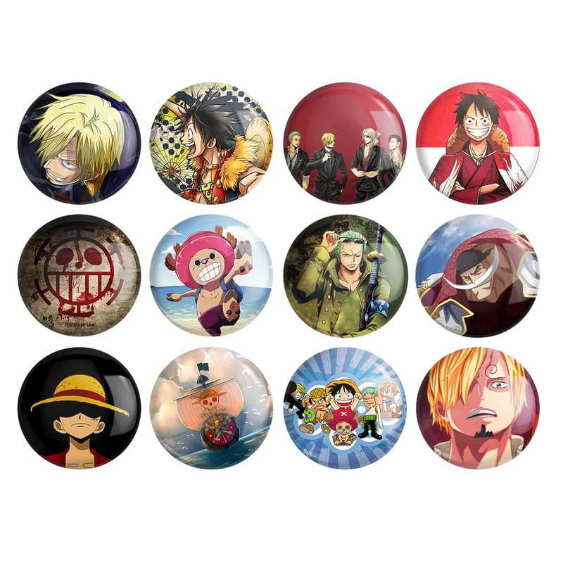 پیکسل خندالو مدل انیمه One Piece کد 452 مجموعه 12 عددی