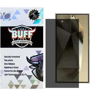 Buff Silicone-Privacy-G film screen protector suitable for Samsung Galaxy S24 Ultra / S23 Ultra / S22 Ultra