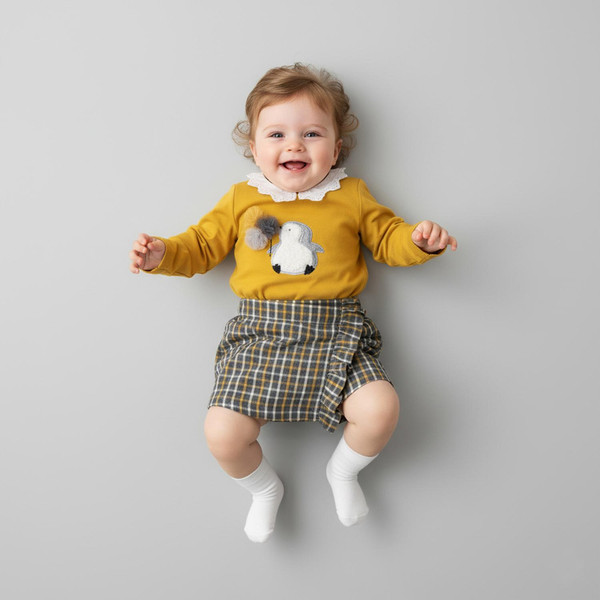 ست بلوز و دامن دخترانه فیورلا مدل قاصدک 24505