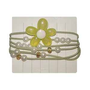 کش مو دخترانه مدل دوبل بابونه کد 2 مجموعه 2 عددی