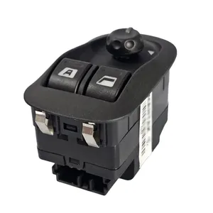 کلید شیشه بالابر هیرکان پارت مدل دو سوکت اتوماتیک کد bbz-665 مناسب برای پژو 206 تیپ 5