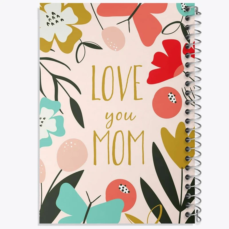 دفتر نقاشی 50 برگ خندالو مدل دوستت دارم مامان کد 8392