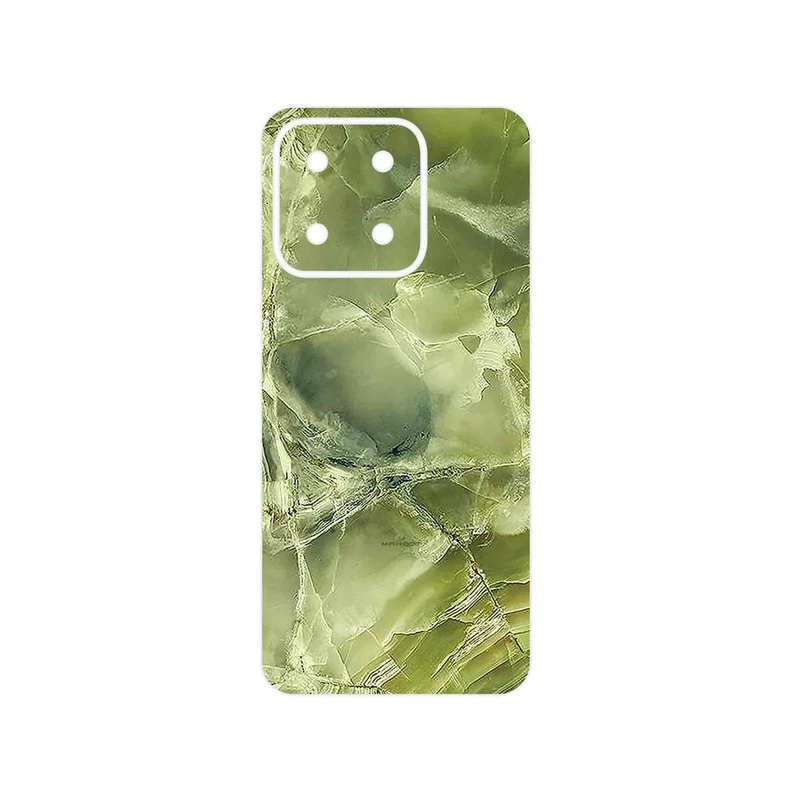 برچسب پوششی ماهوت مدل Green_Crystal_Marble مناسب برای گوشی موبایل آنر X5b Plus