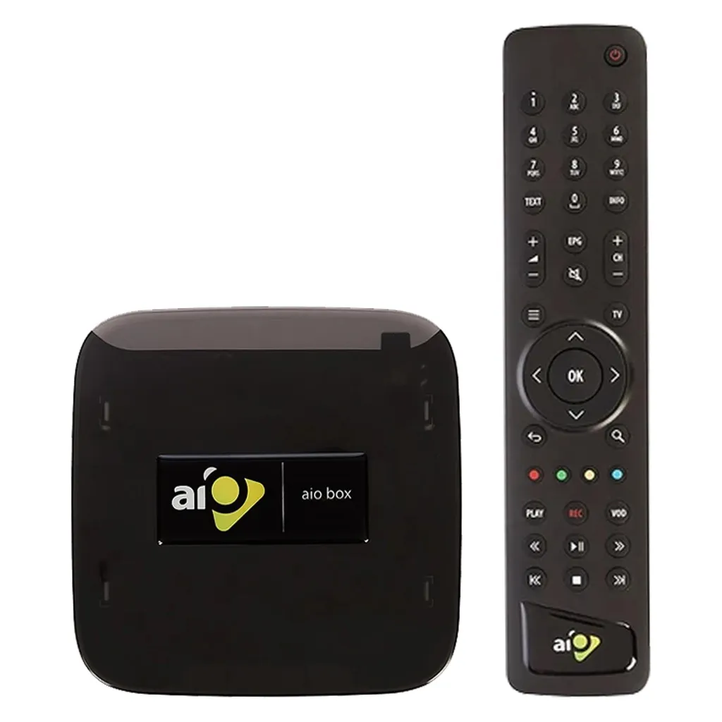 پخش کننده چند رسانه ای آیو مدل AioBox به همراه اشتراک سه ماهه